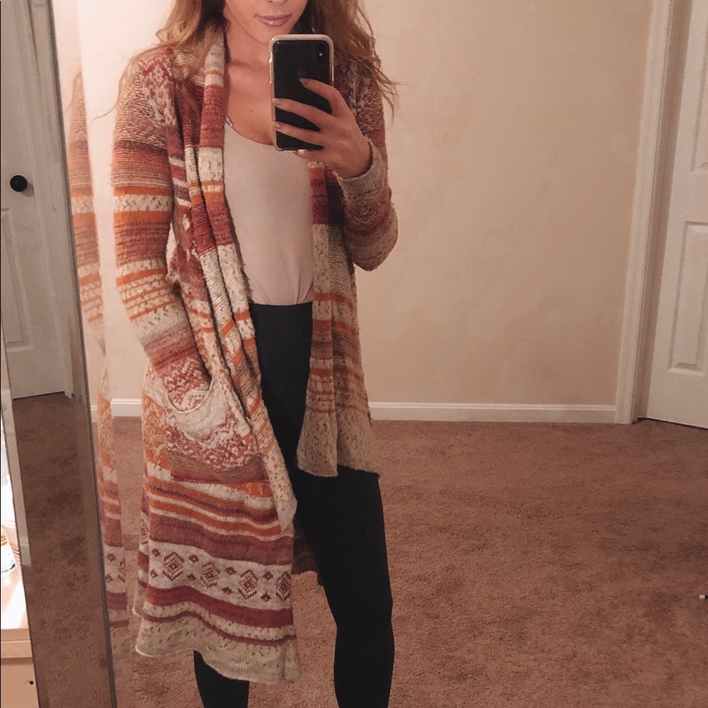 Free people sweater/duster